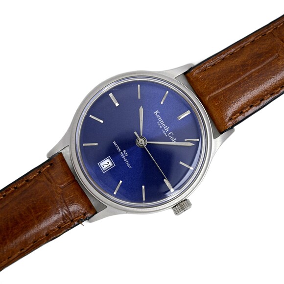 Kenneth Cole KC1079 Blue Sunburst Dial Men\ display picture 1